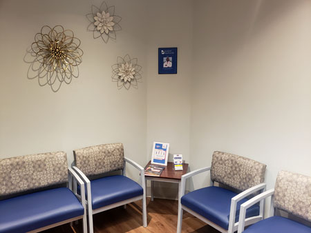 The lobby and waiting area of Kidney Specialists of Georgia